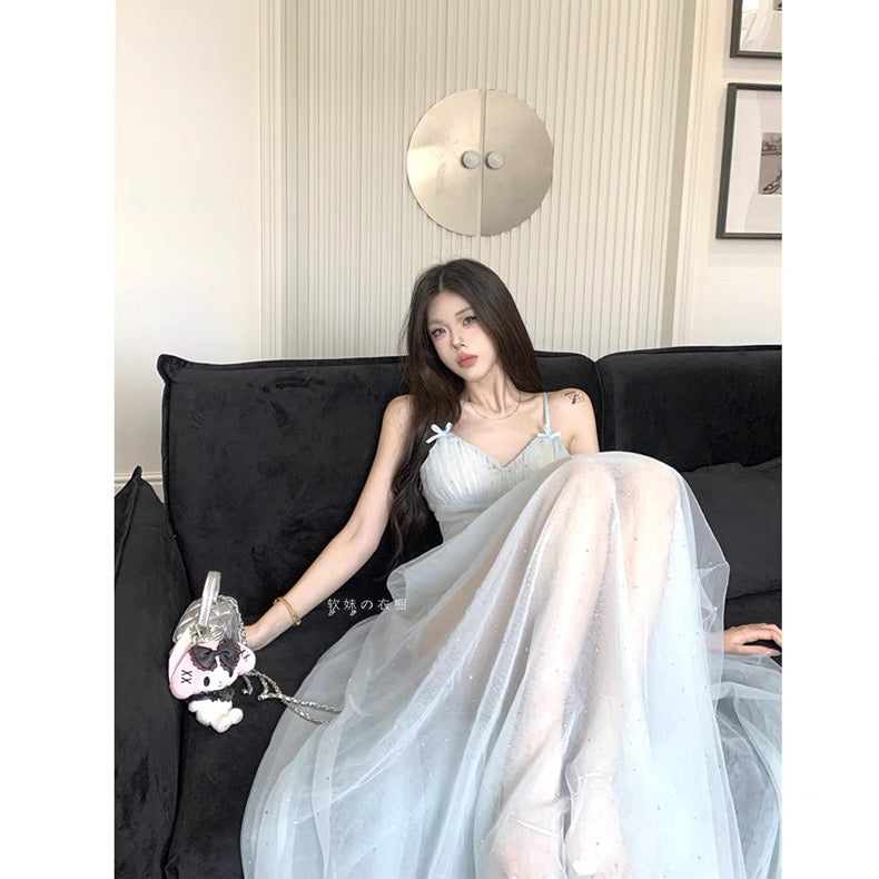Iridia Light Blue Ethereal Fairy Dress