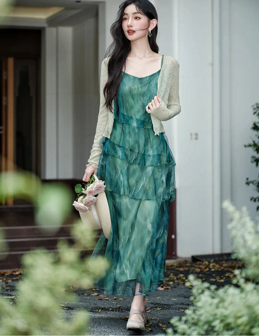 Emerald Enchant Ethereal Essence Dress