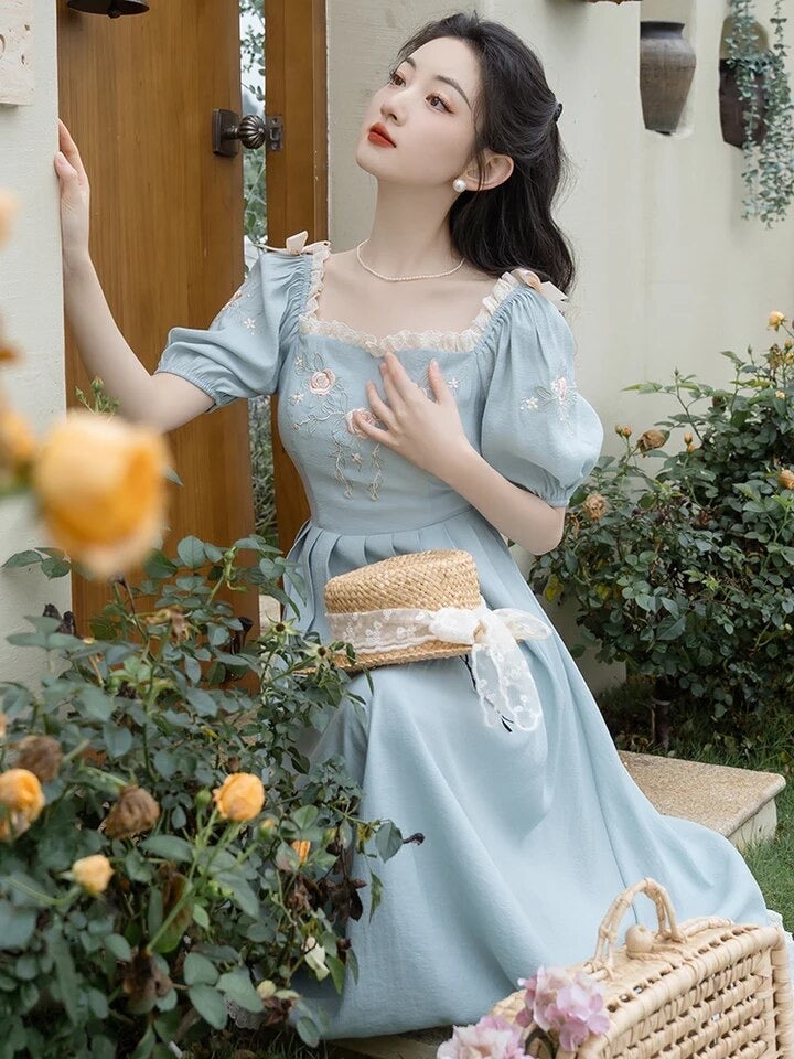 Princesscore Frame Romantic Princesscore Royalcore Dress Princesscore Dresses