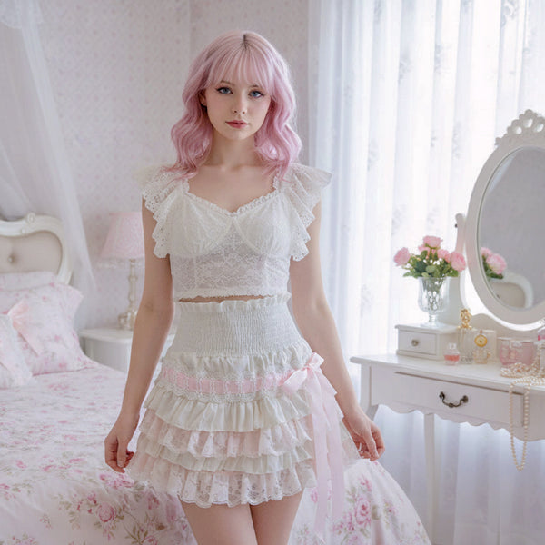 Pink Ribbon Coquette Skirt