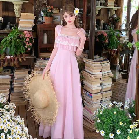Rose Weather Pink Coquette Dress
