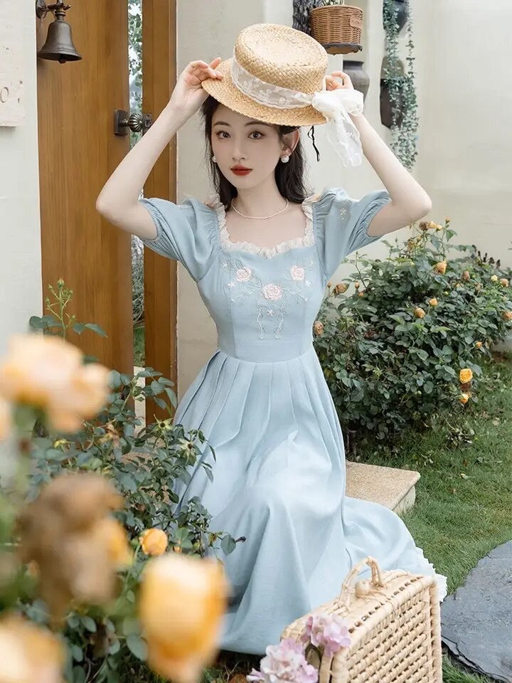 Princesscore Frame Romantic Princesscore Royalcore Dress Princesscore Dresses