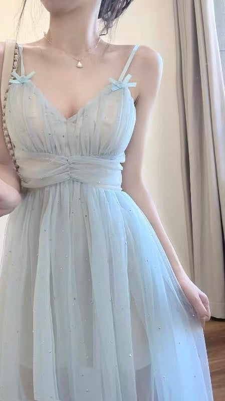 Iridia Light Blue Ethereal Fairy Dress