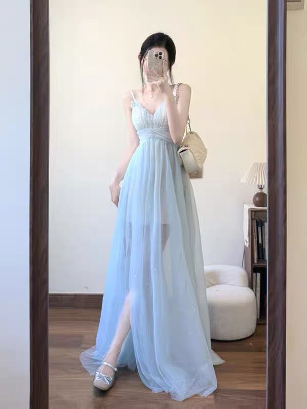 Iridia Light Blue Ethereal Fairy Dress