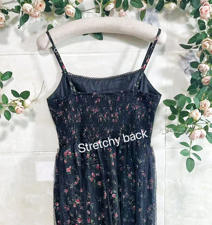 Floriana Dark Cottagecore Dress