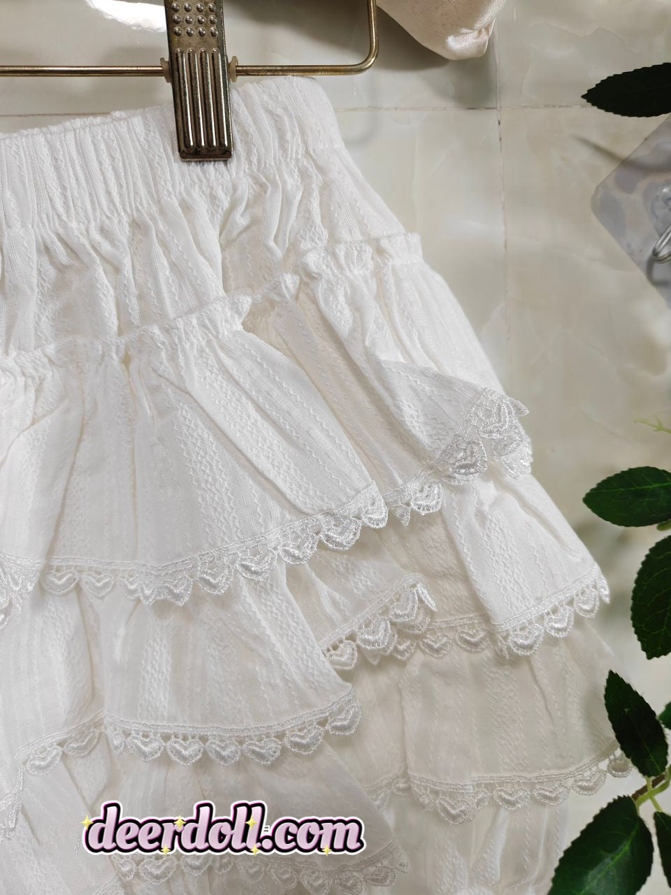 Bunny Lace Cotton Ruffle Lace Bloomer Lolita Shorts