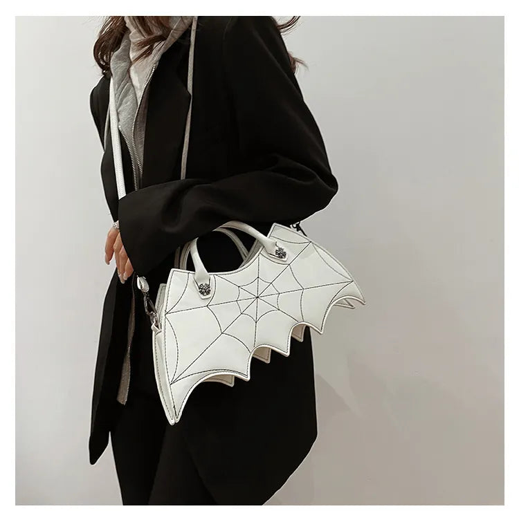 Poison Girl Goth Gothic Bag, Dark Goth Purse Handbag, Bat Spider