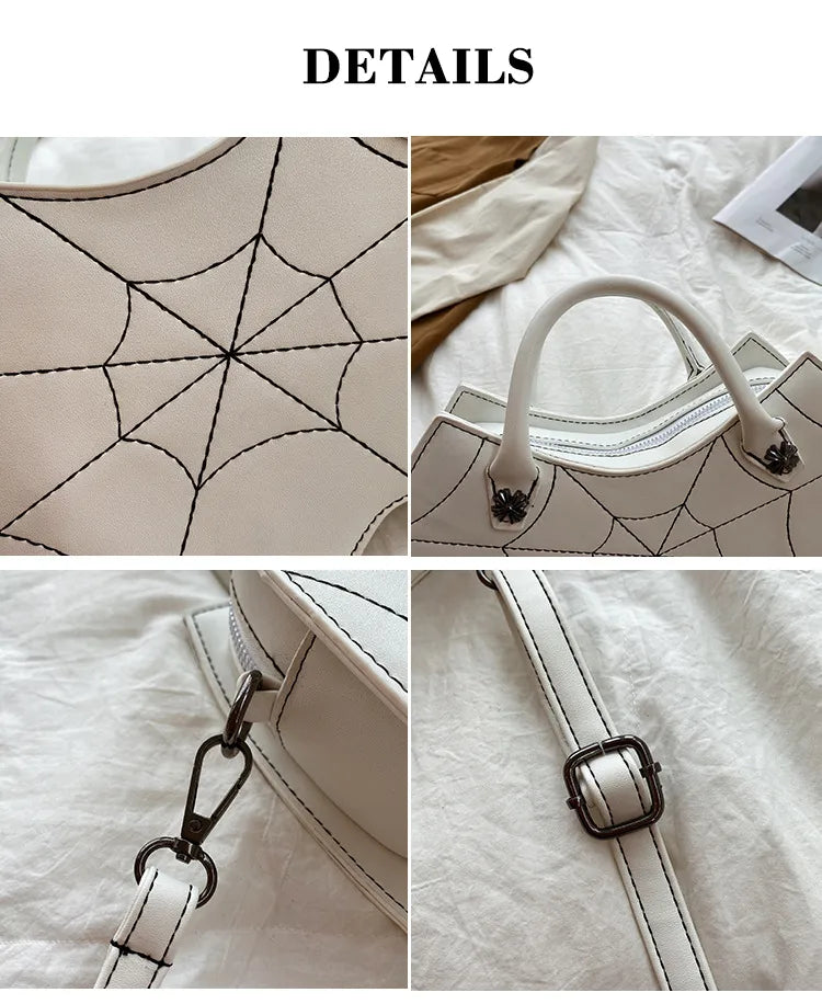 Spiderweb Bat Handbag Purse