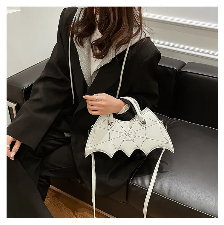 Spiderweb Bat Handbag Purse