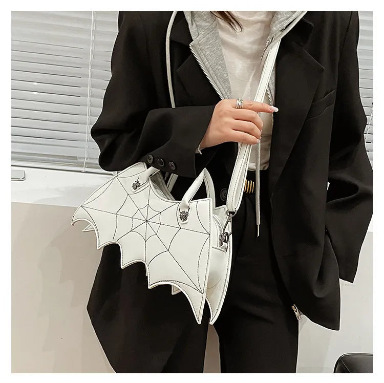 Spiderweb Bat Handbag Purse