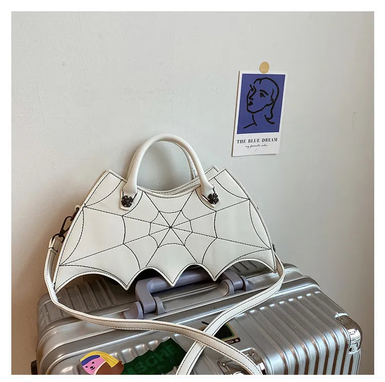 Spiderweb Bat Handbag Purse