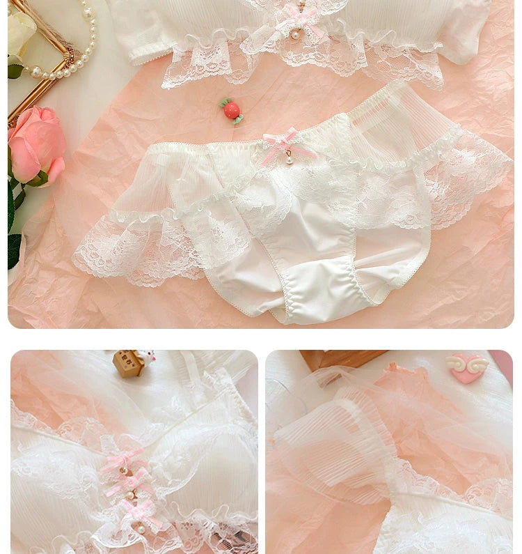 Soft Girly Princess Lingerie Set