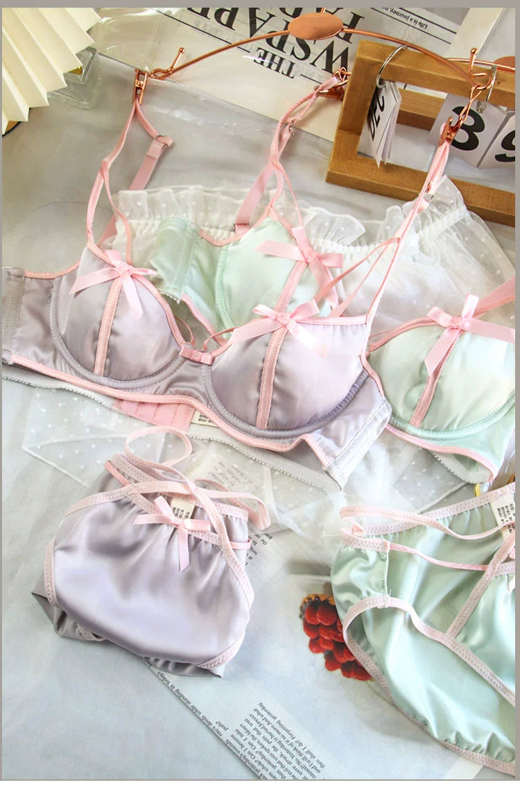 Pastel Coquette Lingerie Set