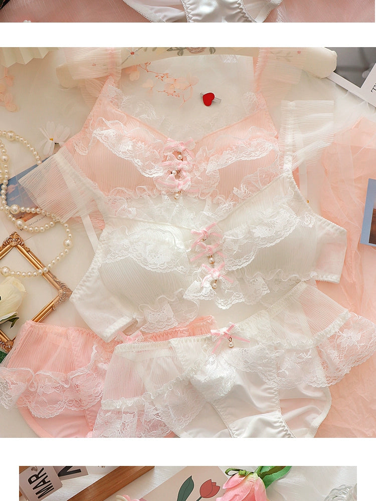 Soft Girly Princess Lingerie Set