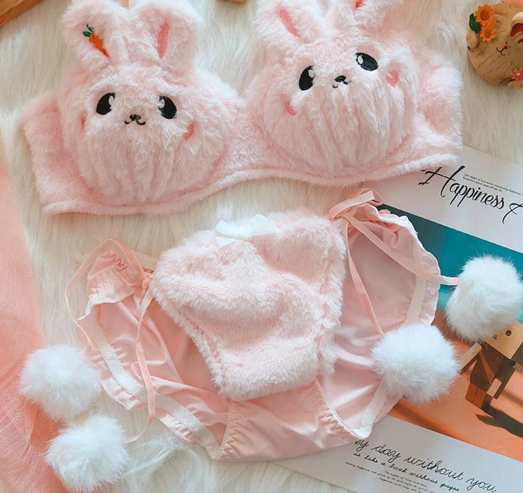 Bunny Plushie Lingerie Set