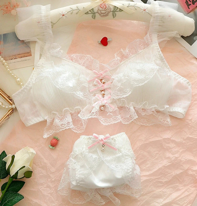 Soft Girly Princess Lingerie Set