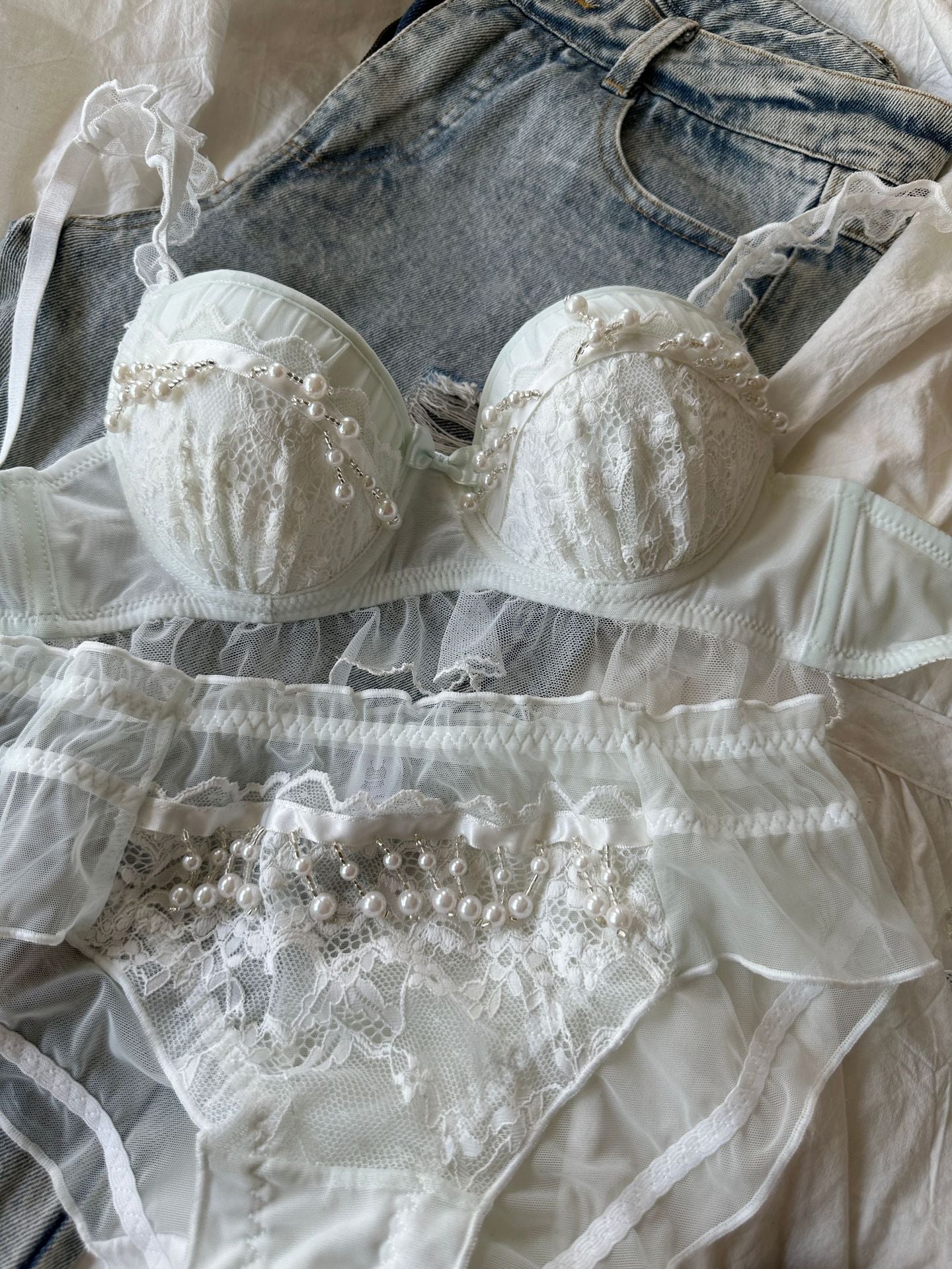 Pearl Princess Coquette Lingerie Set