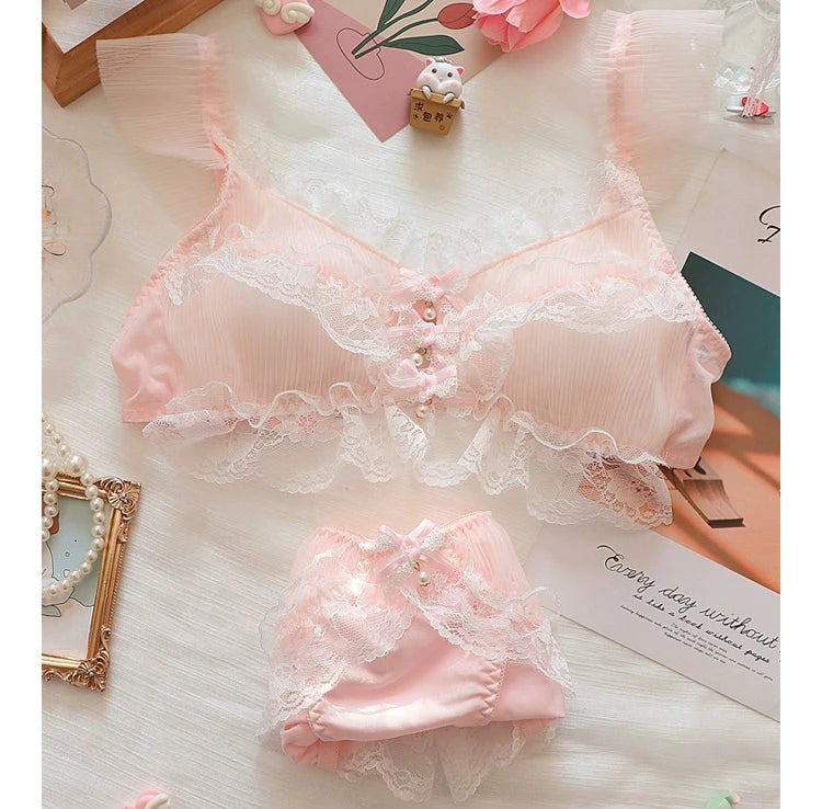 Soft Girly Princess Lingerie Set