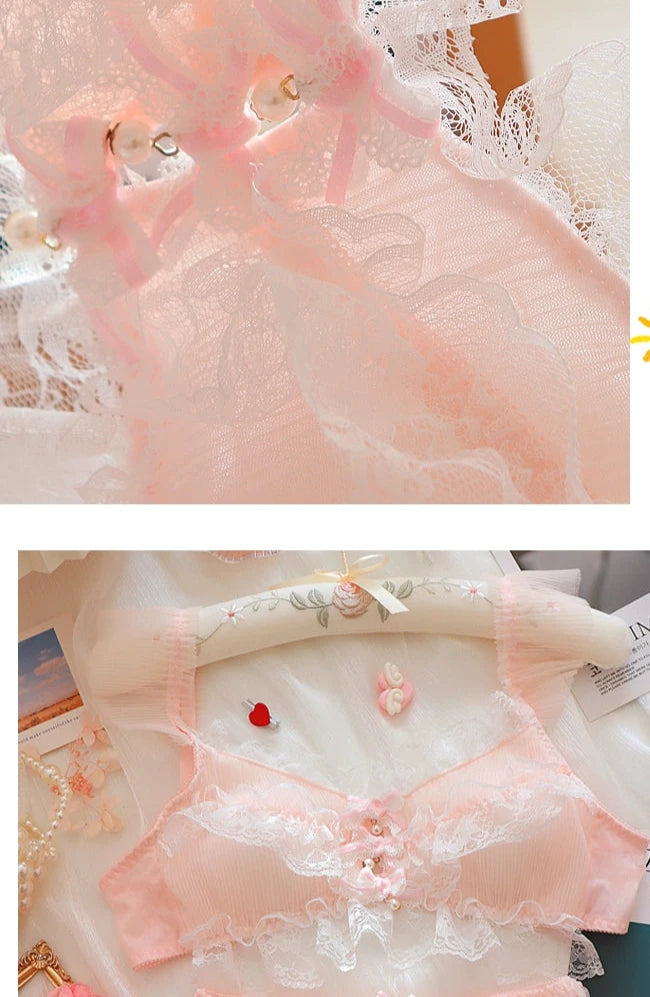 Soft Girly Princess Lingerie Set