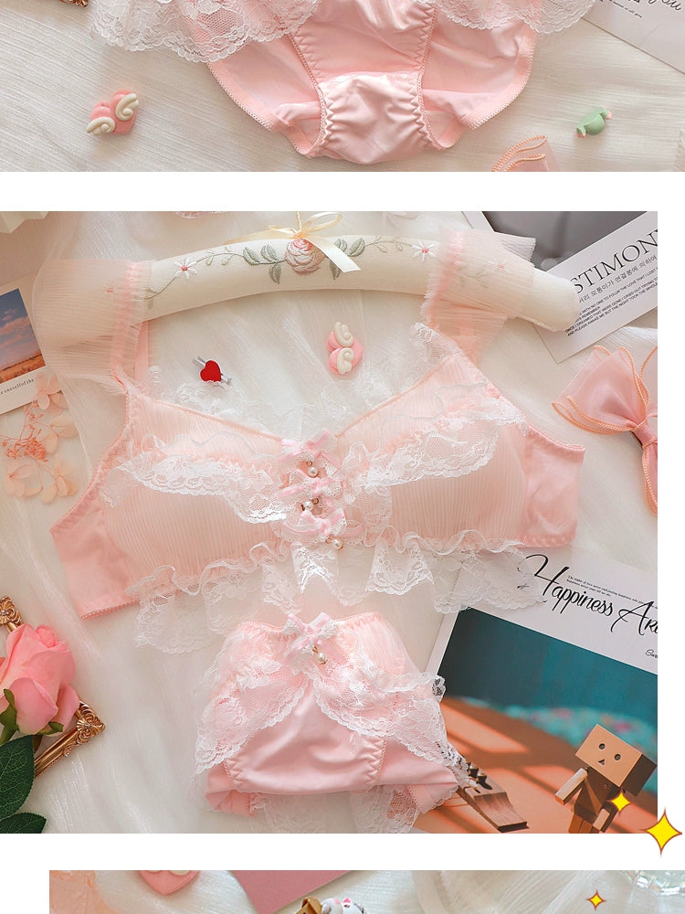 Soft Girly Princess Lingerie Set