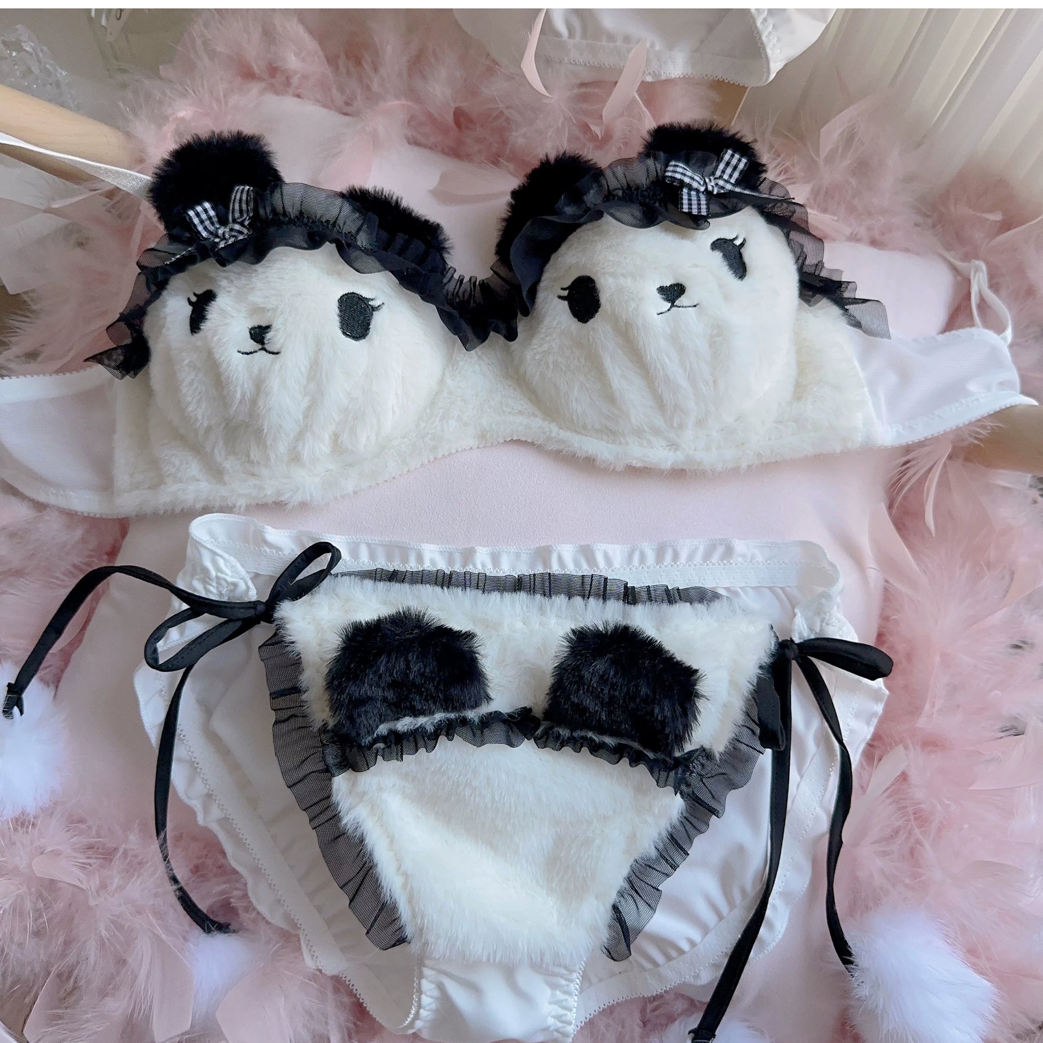Panda Bear Kawaii Princess Lingerie Set