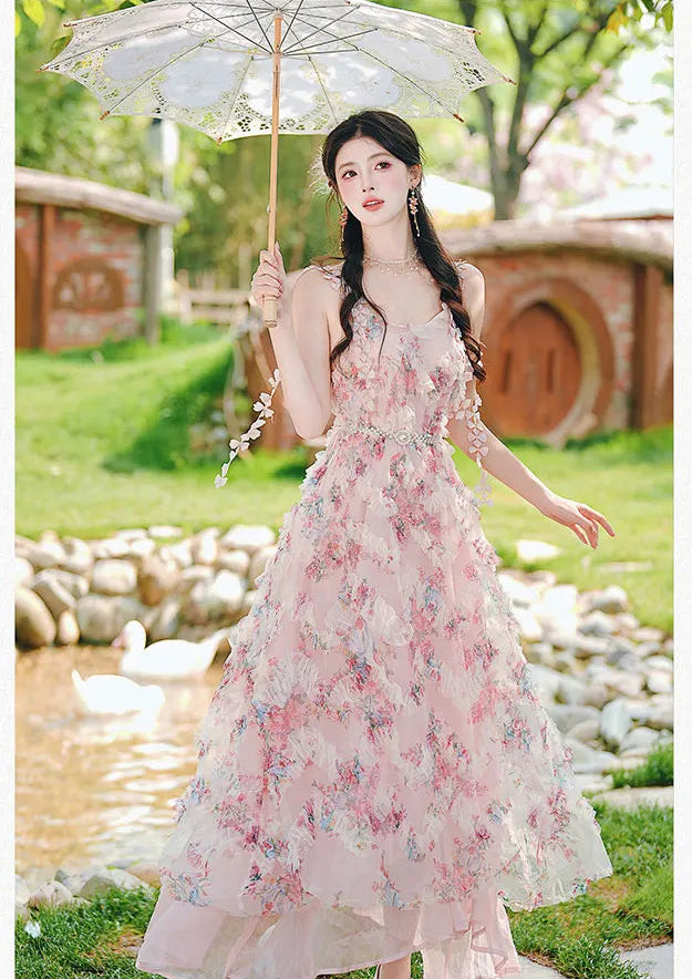 Sakura Fairy Dress with Pearl Belt