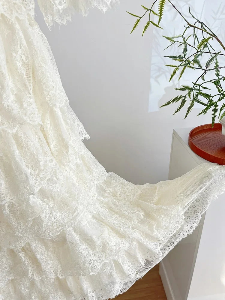 Vintage Victorian Lace Wedding Dress
