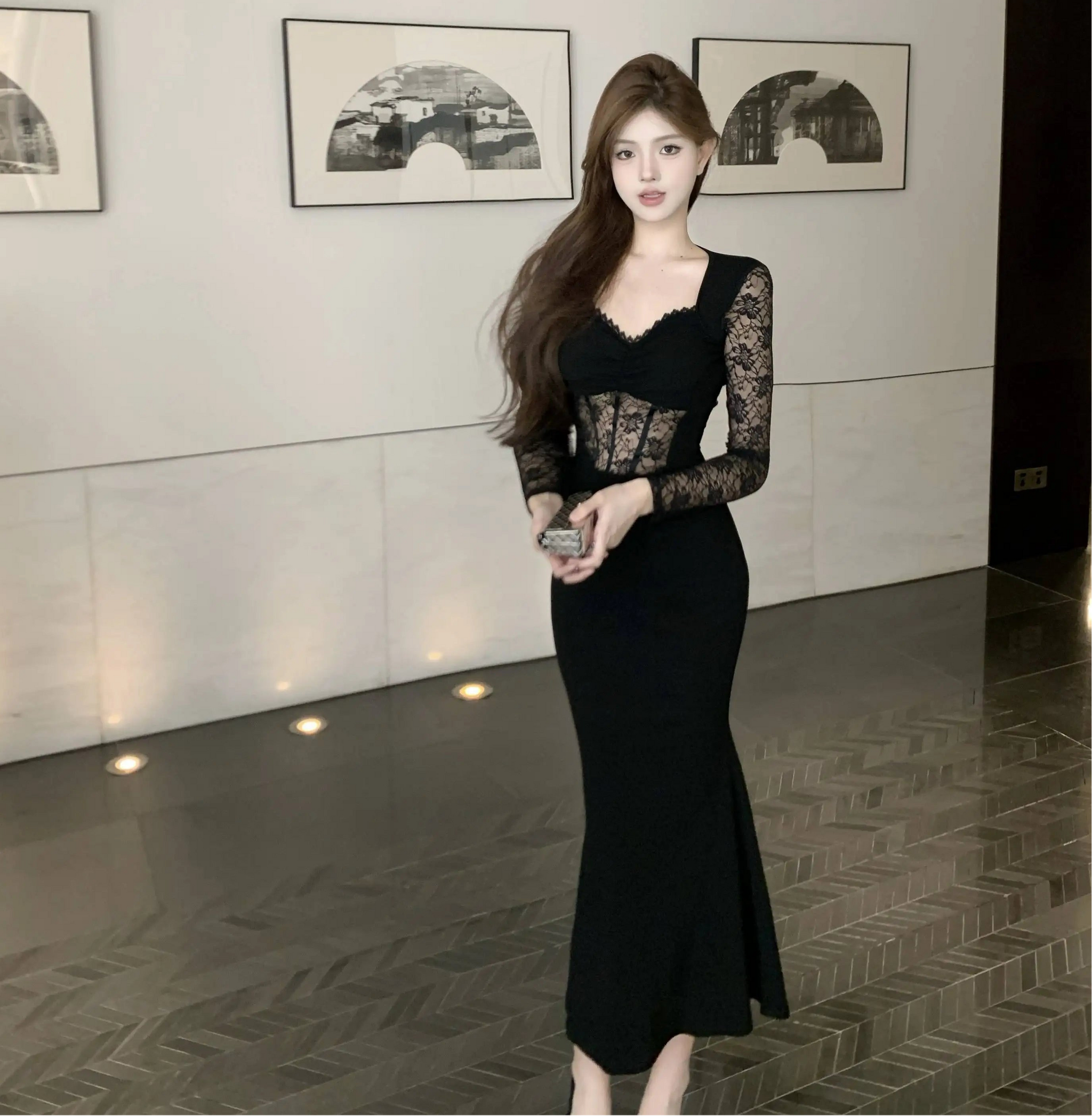 Ice Rose Dark Aesthetic Romantic Goth Dress