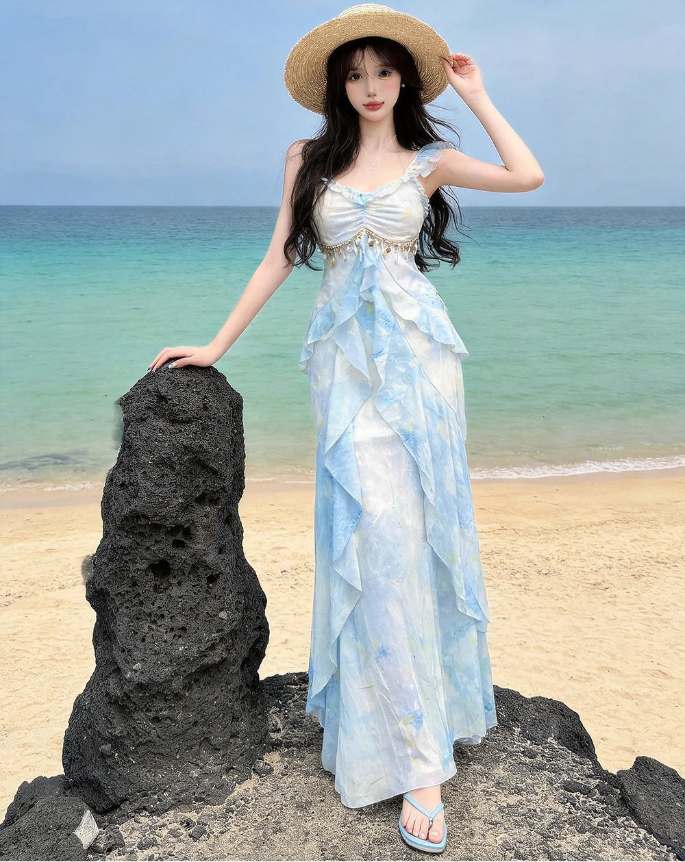 Azure Mermaid Fairy Dress