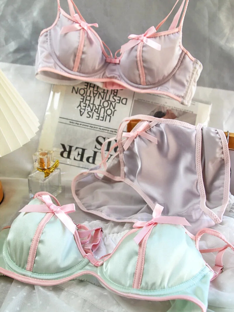 Pastel Coquette Lingerie Set