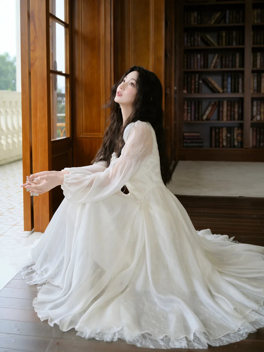 Romantic Fairy Princess Dress vintage princess dress royalcore style Romantic Fairy Princess Dress vintage princess dress royalcore style