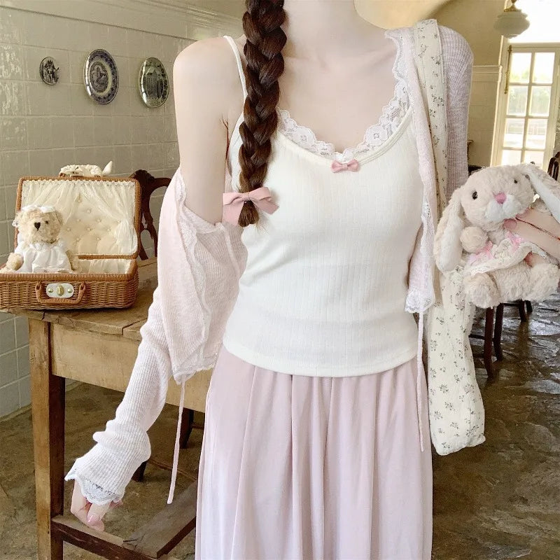 Coquette Camisole Top – Balletcore & Coquette Aesthetic