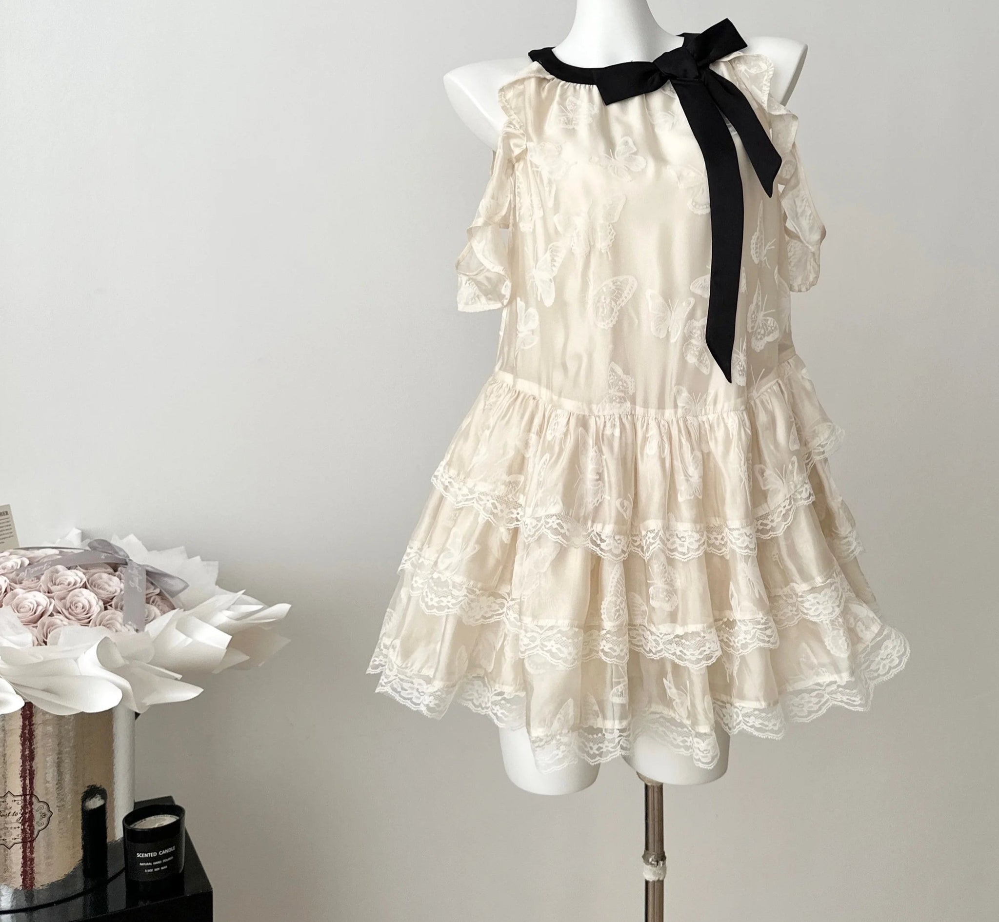 Sugarmoon Butterfly Lace Coquette Dress