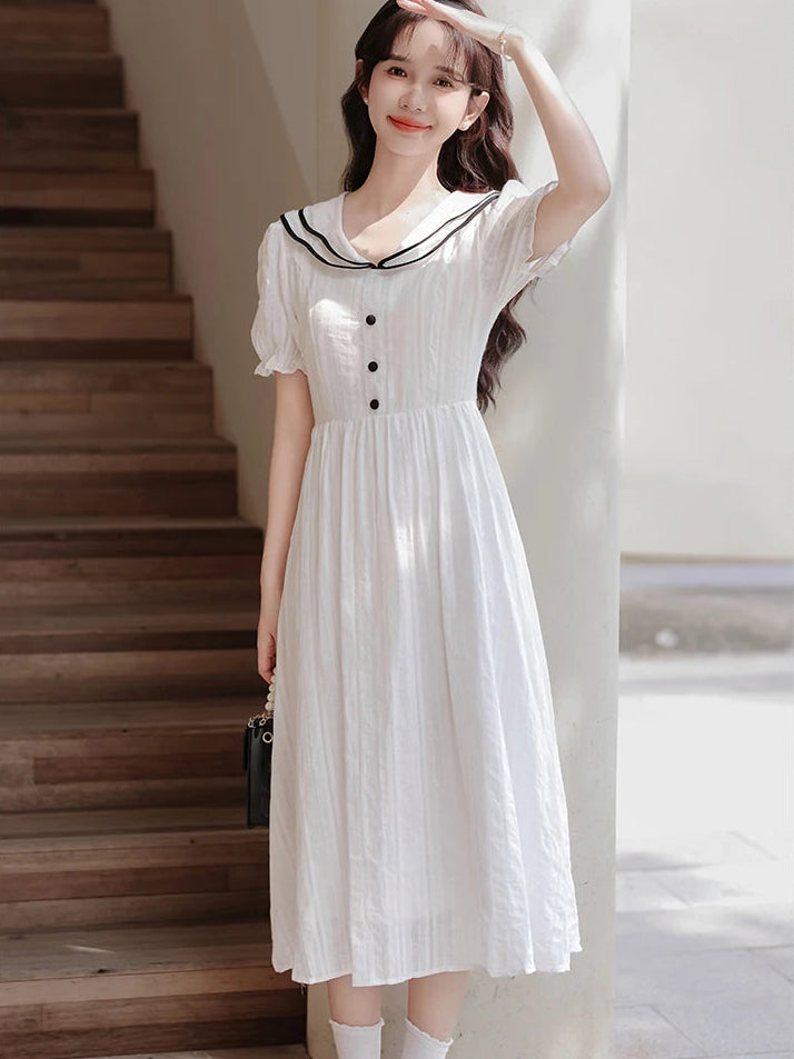 Uminohi Japanese Style Vintage-Sailor Dress