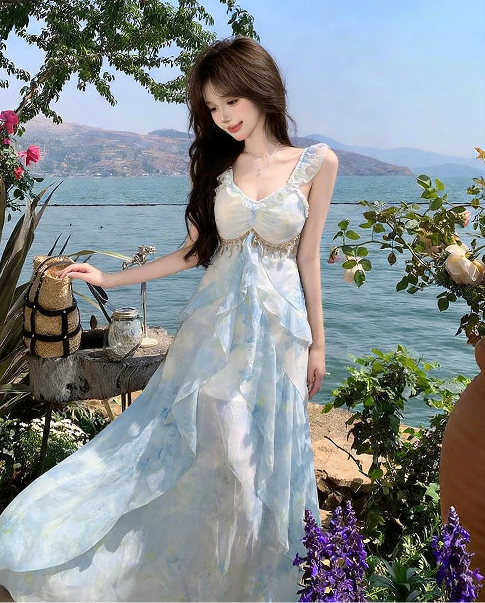 Azure Mermaid Fairy Dress