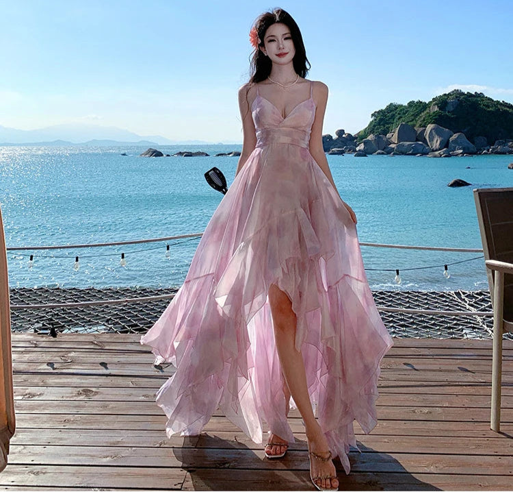 Ethereal Pink Fairycore Dress