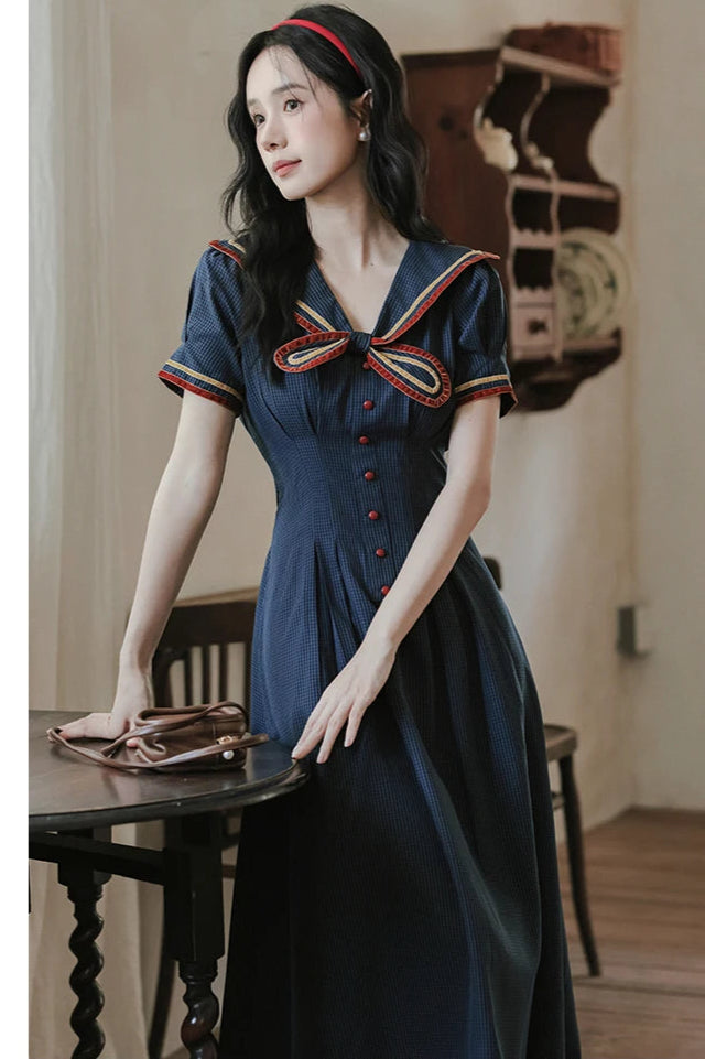 Candle Weather Japanese Style Sailor Dress