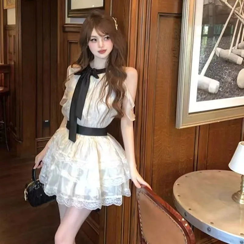 Sugarmoon Butterfly Lace Coquette Dress