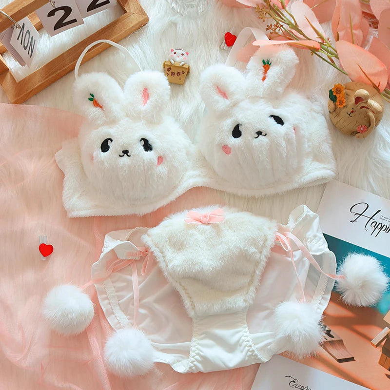 Bunny Plushie Lingerie Set