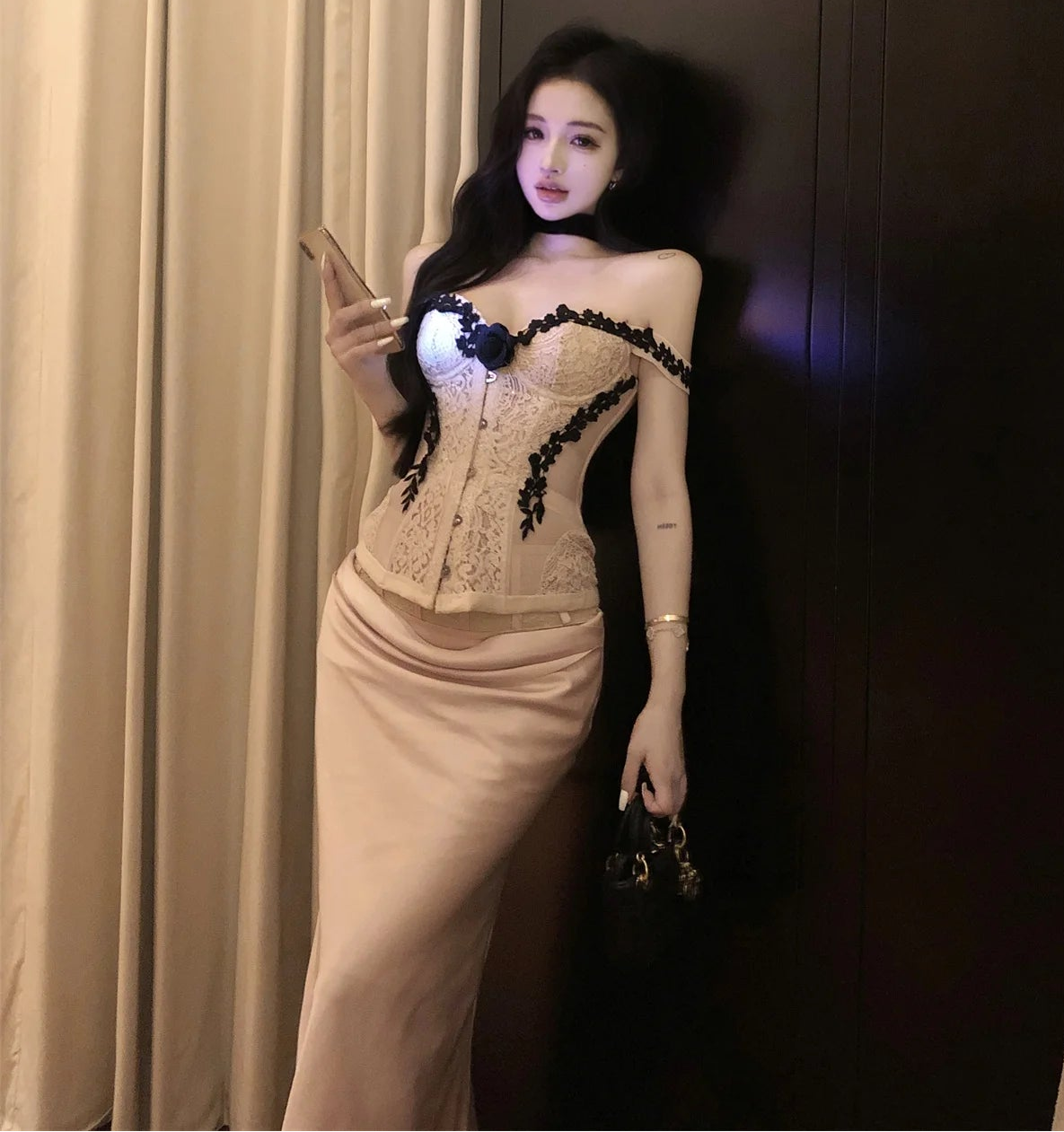 Coquette Lace Bustier Top