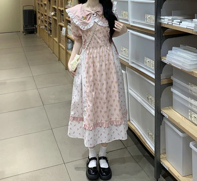 Daisy Petal Cottagecore Dress
