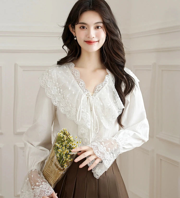 Karina Light Academia Blouse
