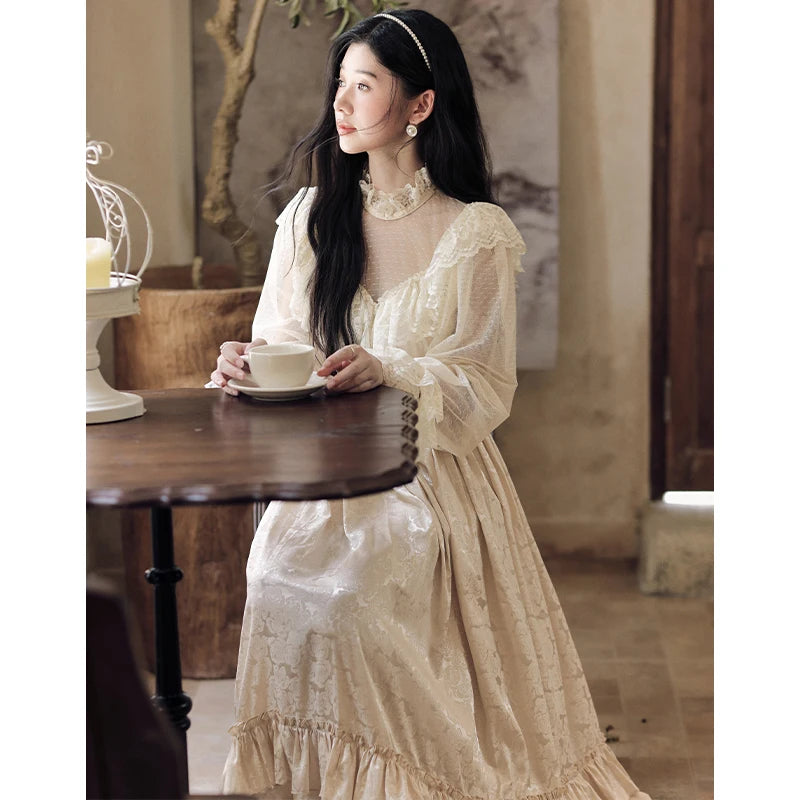 Anastasia Romantic Fairycore Dress Vintage-Princess Aesthetic