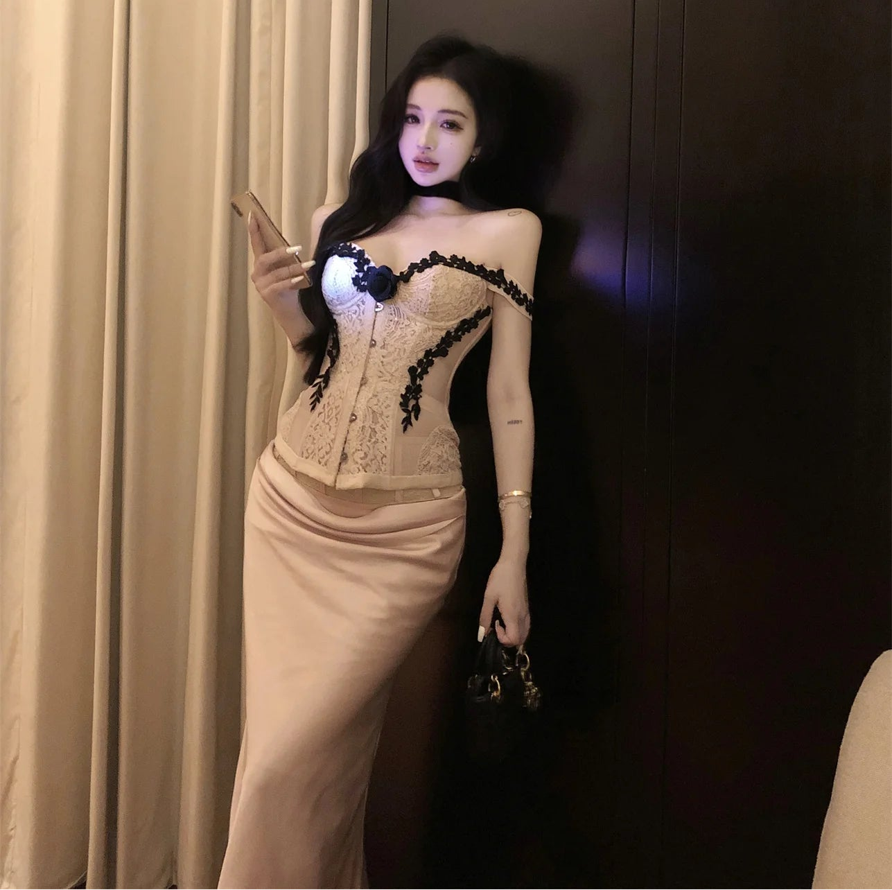 Coquette Lace Bustier Top