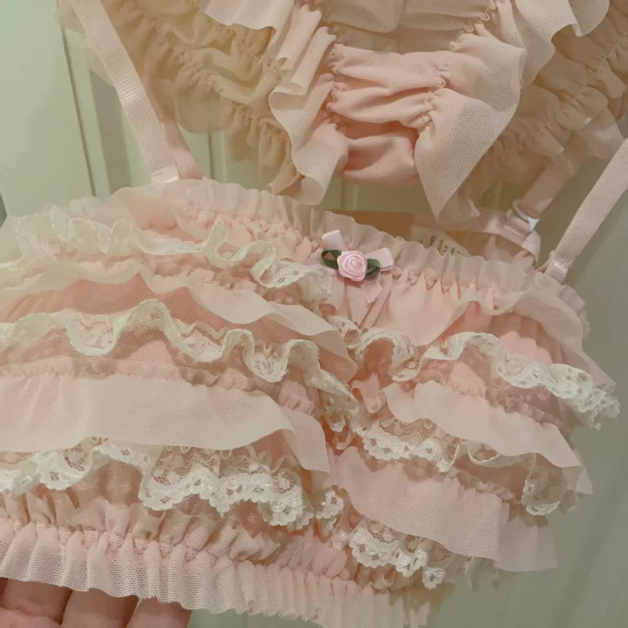 Lulu Coquette Ruffle Lingerie Set