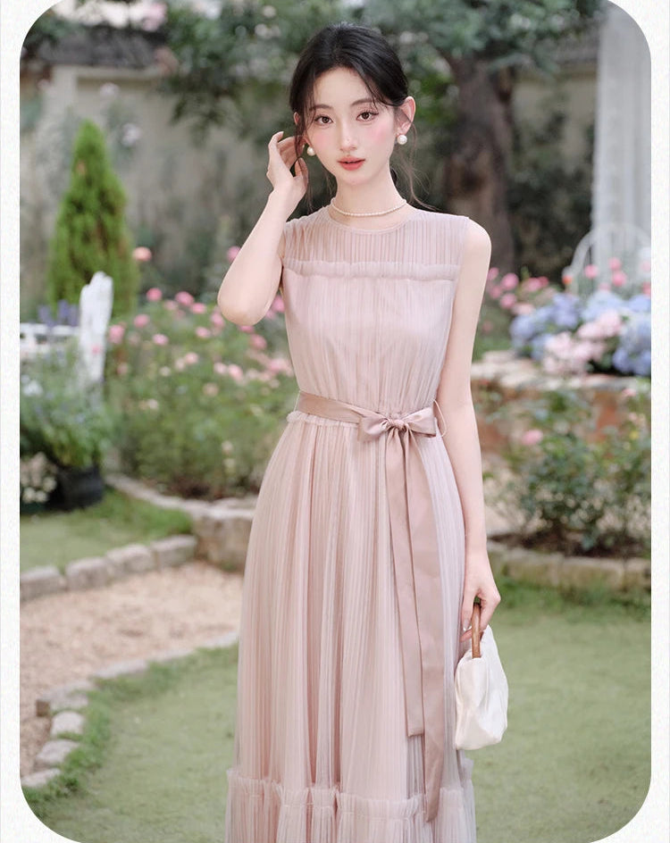 Blush Sakura Balletcore Ethereal Fairy Dress