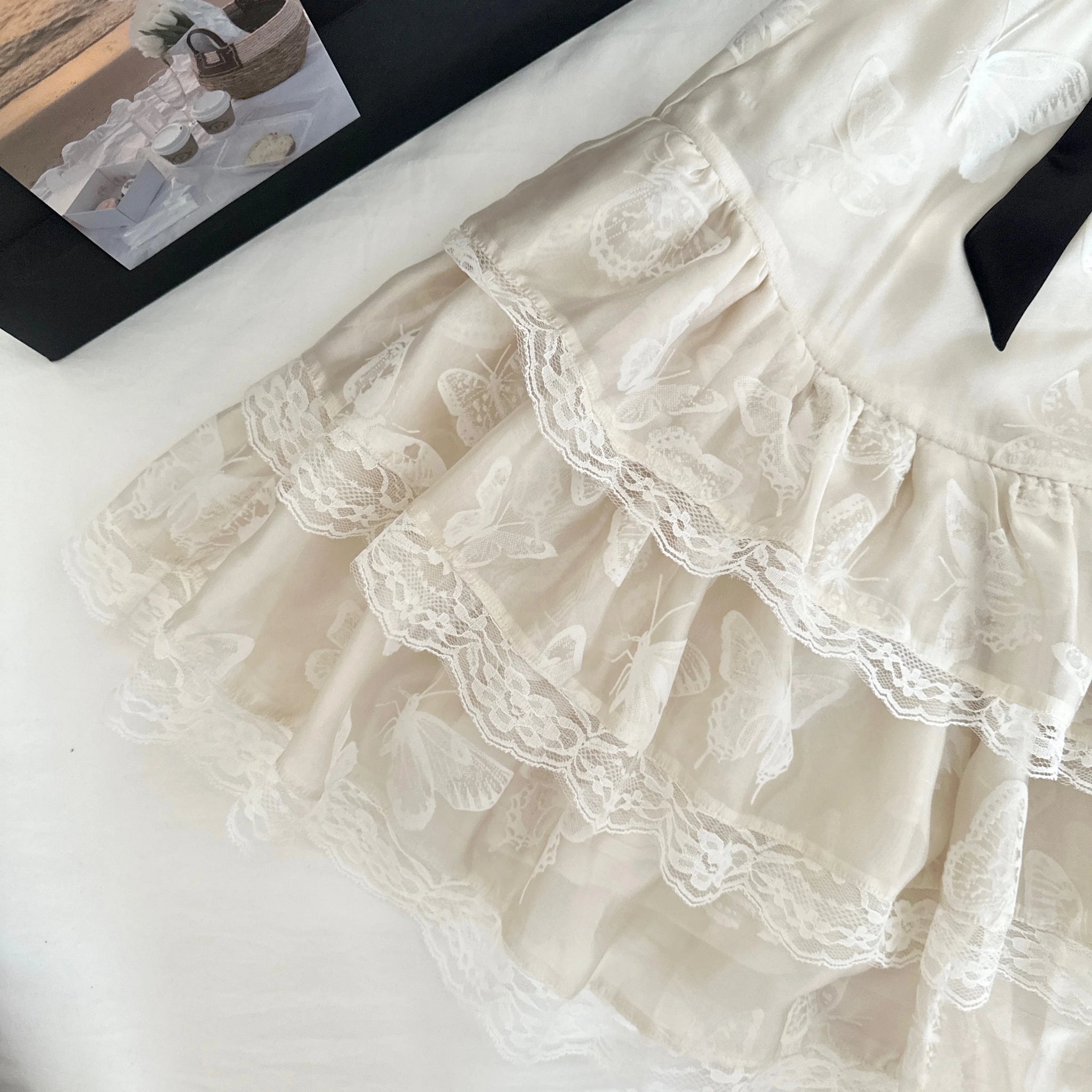 Butterfly Lace Coquette Dress Coquette Aesthetic Coquette Dress