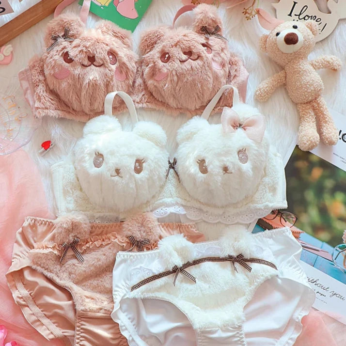 Bear Plushie Kawaii Lingerie Set