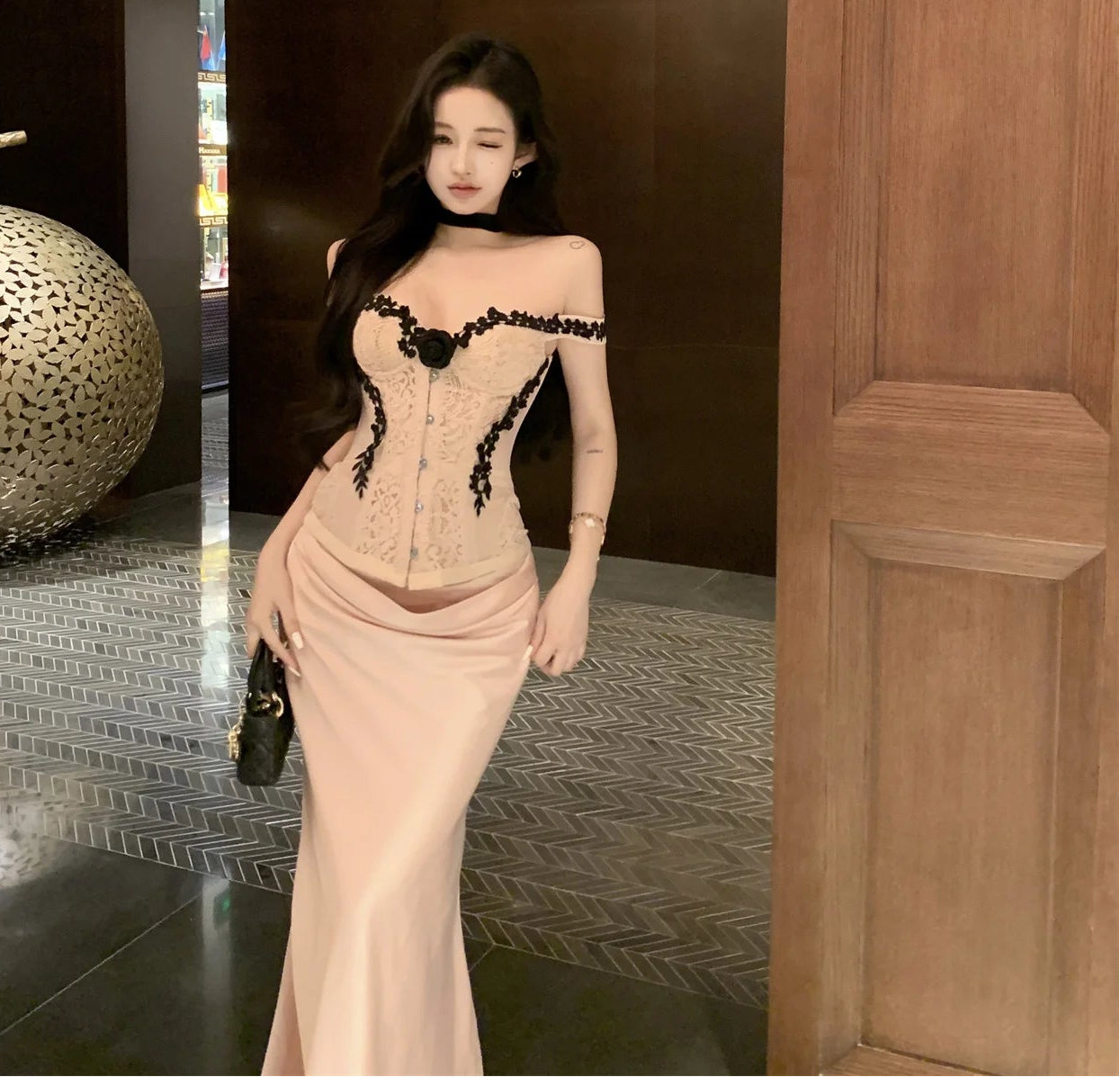 Coquette Lace Bustier Top