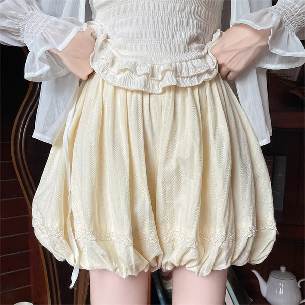 Cotton Pumpkin Shorts